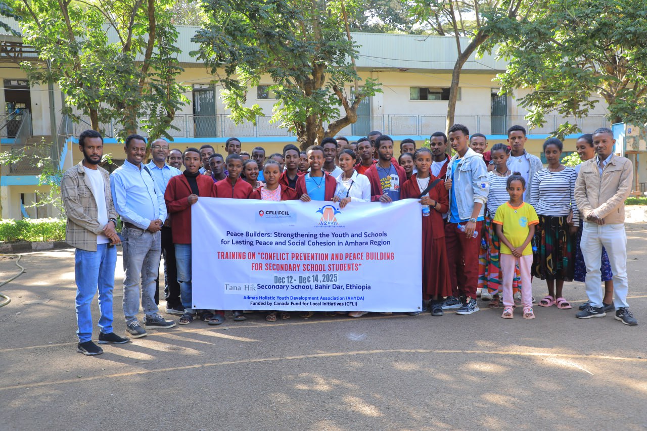 Youth participating in a community event