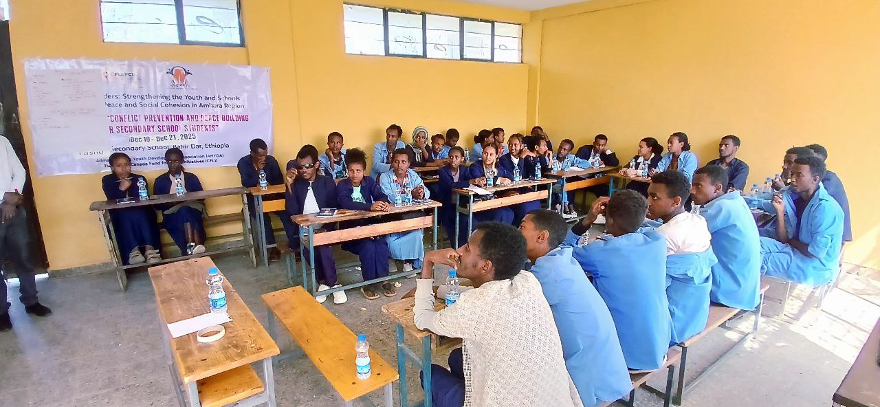 Group of young leaders in a community space