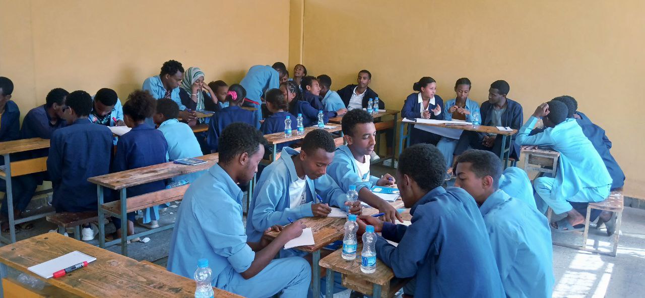 Youth participating in outdoor activities